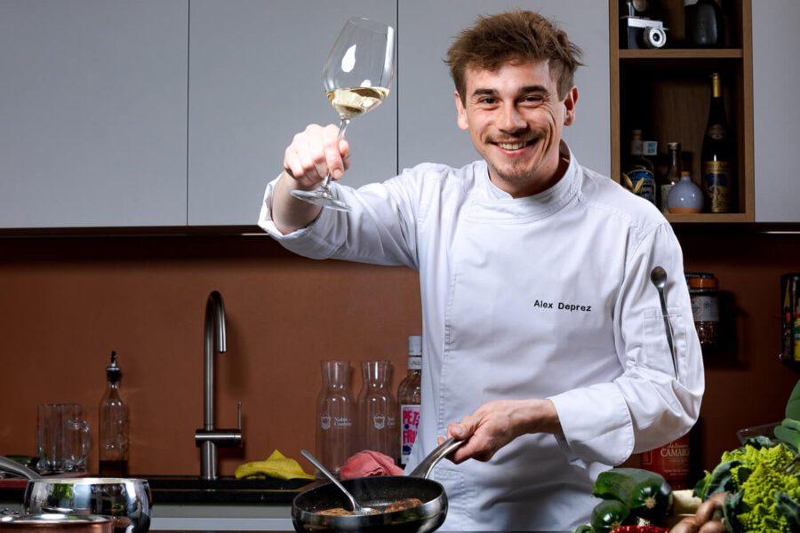 Côte-de-Bœuf-Abend im Clos du Mont